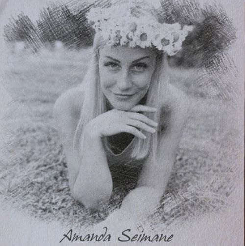 Model Amanda Seimane ( Riga, Latvia ) + NFT