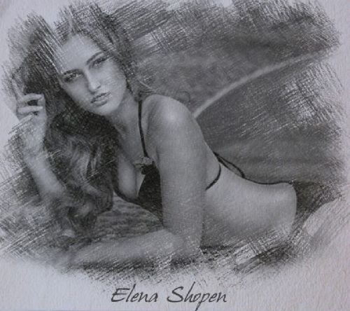 Model Elena Shopen ( Елена Алексеевна Шопен ) Novoshakhtinsk - Rostov-on-Don - Moscow, Russia