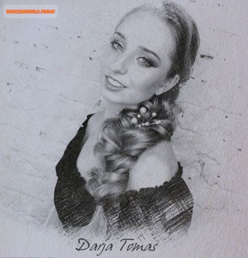 Model Darja Tomas ( Riga, Latvia - Moscow, Russia ) + NFT
